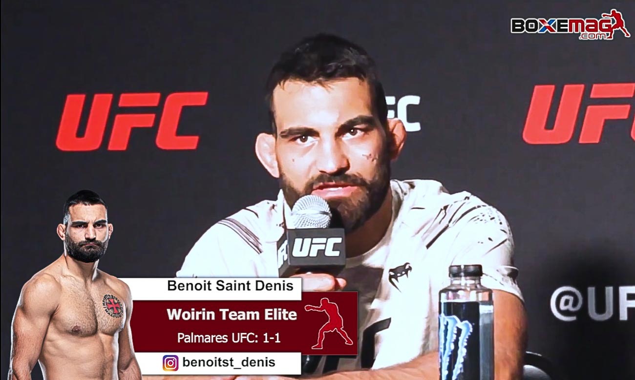 Vidéo Benoit Saint Denis revient sur sa première victoire à l'UFC