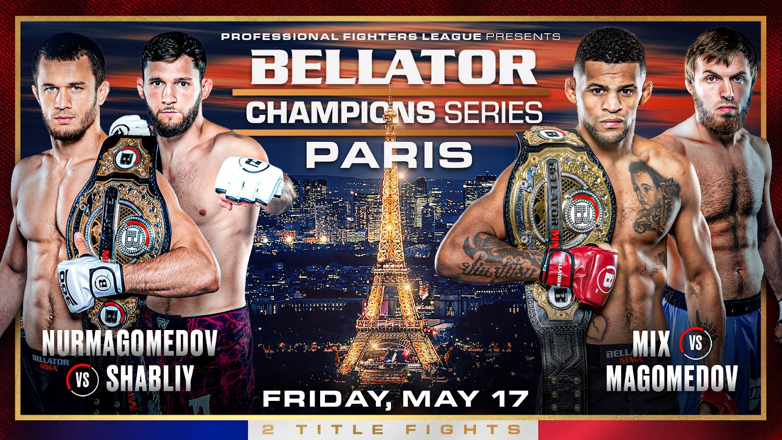 Le Bellator de retour en France le 17 mai avec Usman Nurmagomedov