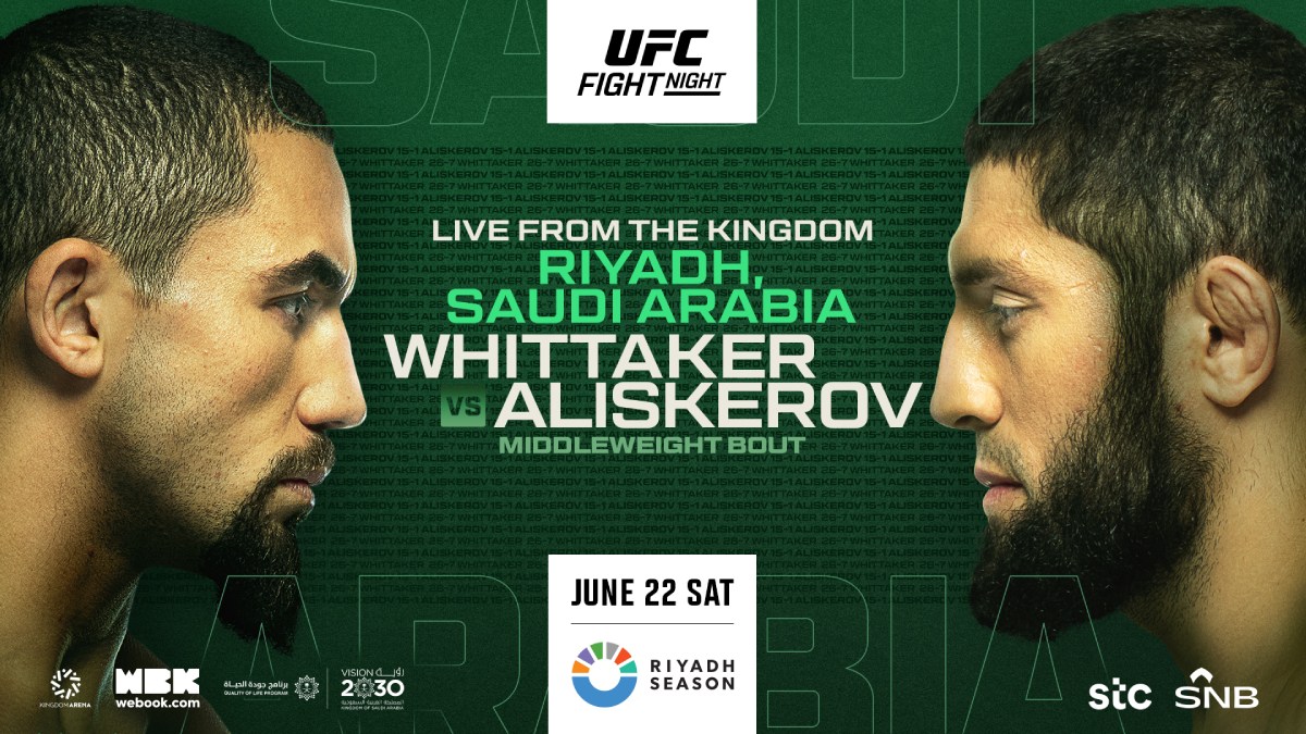 UFC Saudi Arabia Whittaker vs Aliskerov MMA