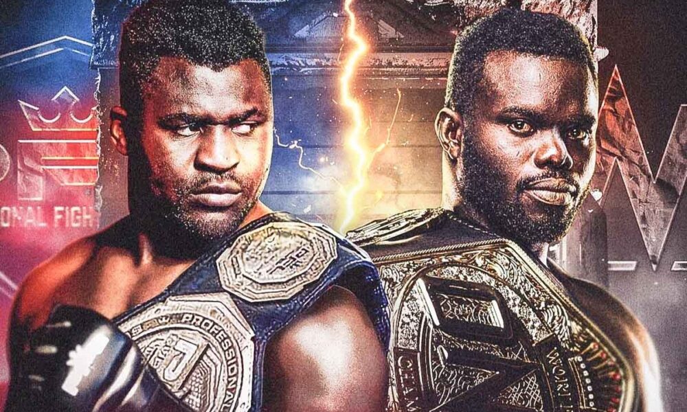 Poster avec Francis Ngannou et Reug Reug